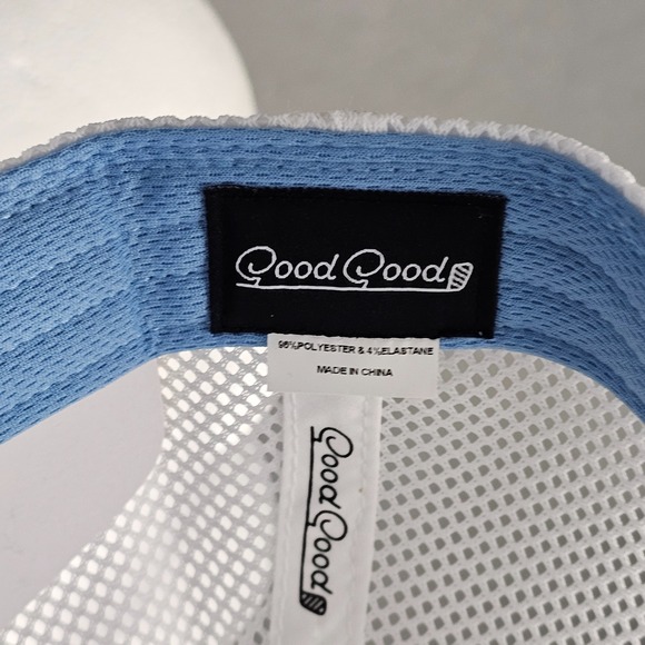Good Good Birdie Blue Trucker Snapback Golf Hat Blue/White - Picture 7 of 9